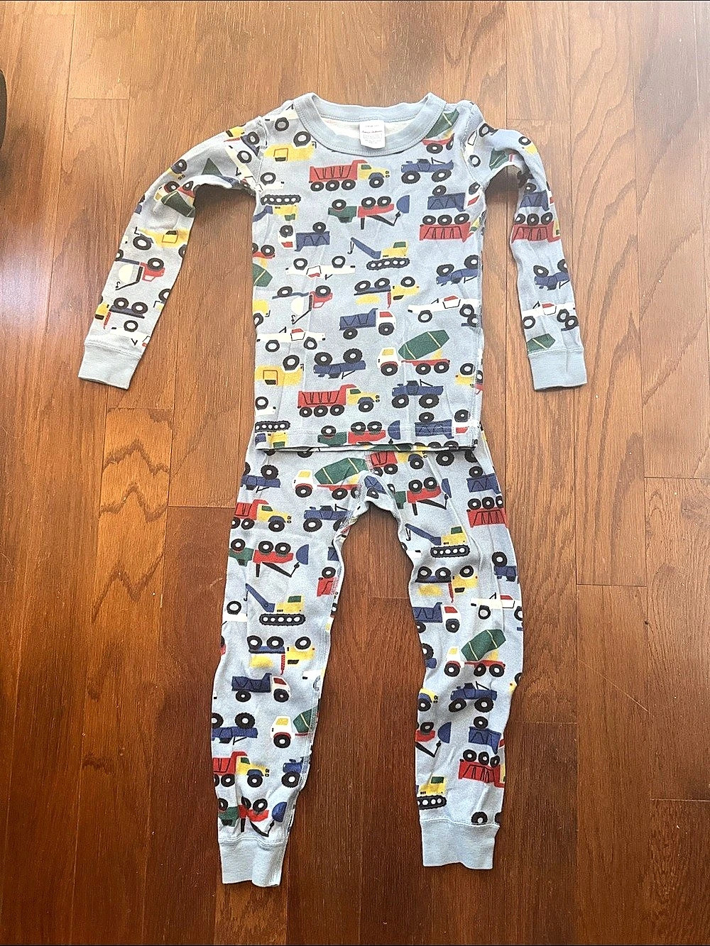 Hanna Andersson Long John Pajamas in Organic Cotton Truck Print Size 5